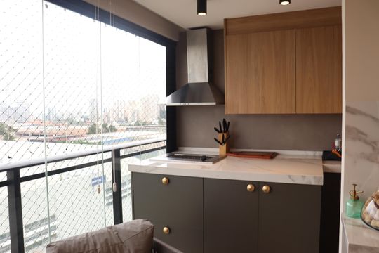 Churrasqueira de apartamento à venda com 3 quartos, 87m² em Tamboré, Barueri