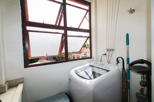 Área de Serviço de apartamento à venda com 3 quartos, 70m² em Vila Diadema, Diadema