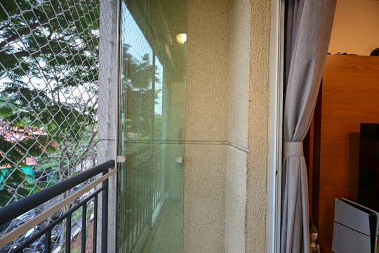 Varanda de apartamento à venda com 2 quartos, 50m² em Jardim Monte Kemel, São Paulo