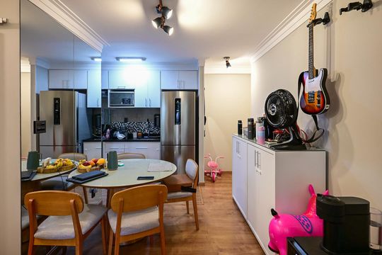 Sala de Jantar de apartamento à venda com 2 quartos, 50m² em Jardim Monte Kemel, São Paulo