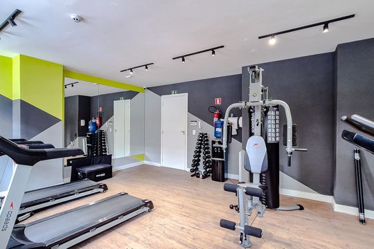Área comum - Academia de kitnet/studio à venda com 1 quarto, 19m² em Água Branca, São Paulo
