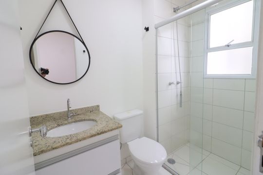 Banheiro da Suíte 1 de apartamento para alugar com 3 quartos, 74m² em Umuarama, Osasco