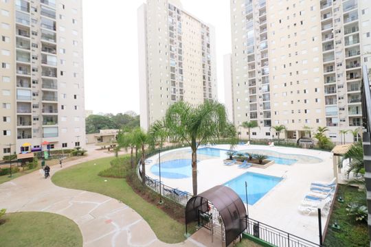 Área comum - Piscina de apartamento para alugar com 3 quartos, 74m² em Umuarama, Osasco