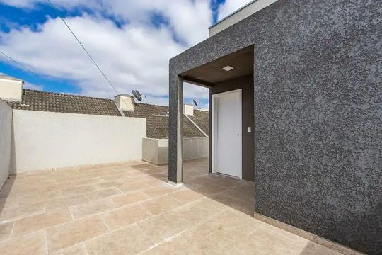 Área externa de casa de condomínio à venda com 3 quartos, 109m² em Uberaba, Curitiba