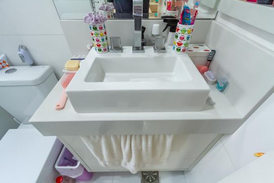 Banheiro da Suíte 3 de apartamento à venda com 3 quartos, 149m² em Centro, São Bernardo do Campo