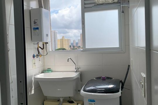Área de serviço de apartamento à venda com 2 quartos, 67m² em Lauzane Paulista, São Paulo