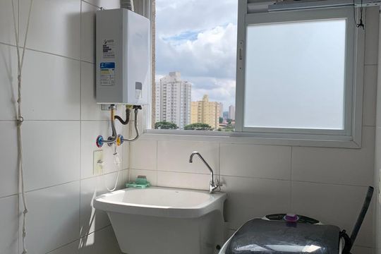 Área de serviço de apartamento à venda com 2 quartos, 67m² em Lauzane Paulista, São Paulo