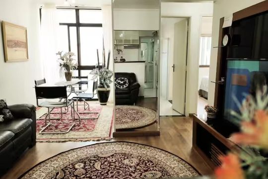 Sala de apartamento para alugar com 3 quartos, 67m² em Cerqueira César, São Paulo