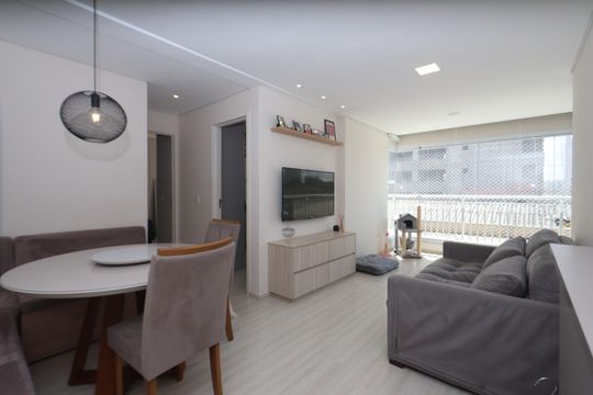 Sala de apartamento à venda com 2 quartos, 60m² em Vila Ema, São Paulo