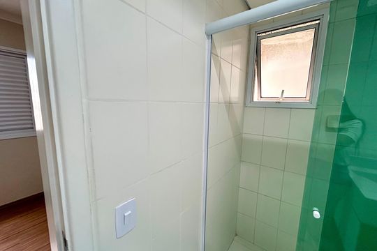 Banheiro da Suíte de apartamento à venda com 3 quartos, 75m² em Vila Augusta, Guarulhos
