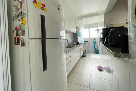 Cozinha de apartamento à venda com 2 quartos, 59m² em Lauzane Paulista, São Paulo