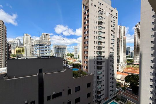 Vista de kitnet/studio para alugar com 0 quarto, 22m² em Jardim das Acacias, São Paulo