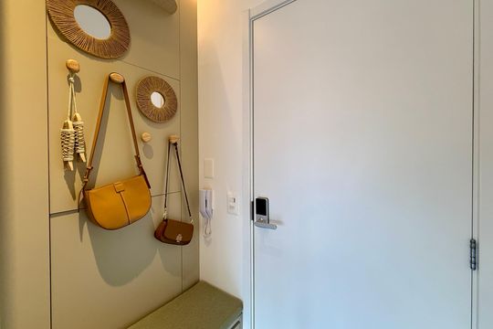 Cozinha de kitnet/studio para alugar com 0 quarto, 22m² em Jardim das Acacias, São Paulo