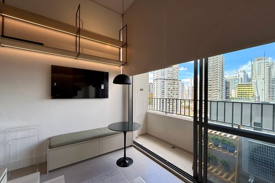 Sala/Quarto de kitnet/studio para alugar com 0 quarto, 22m² em Jardim das Acacias, São Paulo
