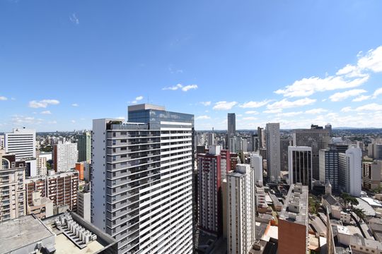 Vista do Studio de kitnet/studio para alugar com 1 quarto, 47m² em Centro, Curitiba