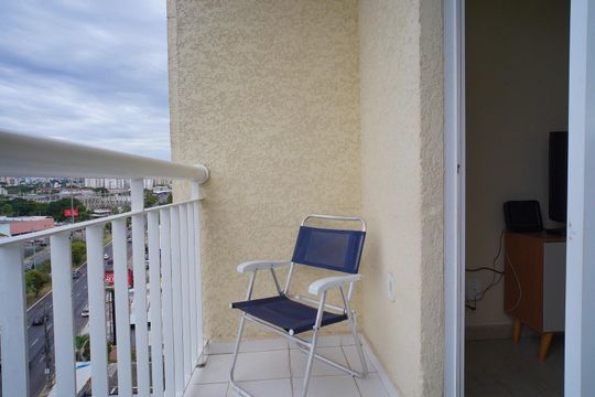 Varanda de apartamento à venda com 2 quartos, 52m² em São Sebastião, Porto Alegre