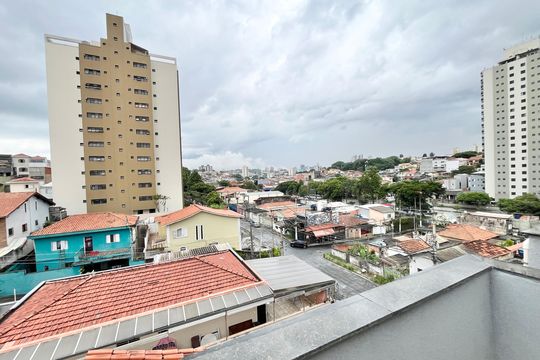 Varanda gourmet Vista de apartamento à venda com 3 quartos, 69m² em Jardim Paraíso, São Paulo
