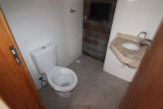 Banheiro de apartamento à venda com 2 quartos, 37m² em Jardim Paraíso, São Paulo