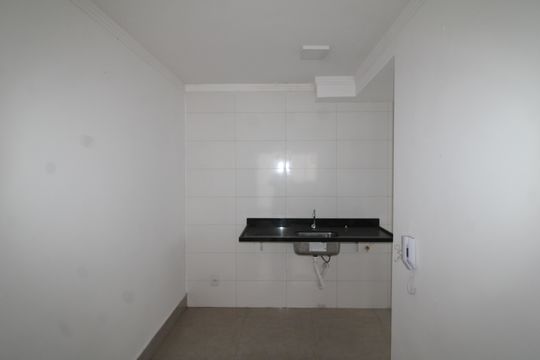 Sala / Cozinha de apartamento à venda com 2 quartos, 37m² em Jardim Paraíso, São Paulo