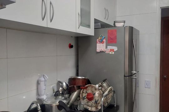 Cozinha de apartamento à venda com 3 quartos, 69m² em Lauzane Paulista, São Paulo