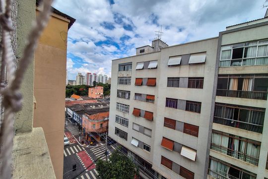 Vista da Sala de kitnet/studio à venda com 1 quarto, 38m² em Campos Elíseos, São Paulo