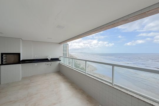 Varanda Gourmet de apartamento para alugar com 3 quartos, 116m² em Vilamar, Praia Grande