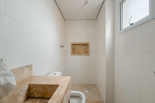 Banheiro 1 de apartamento para alugar com 3 quartos, 116m² em Vilamar, Praia Grande