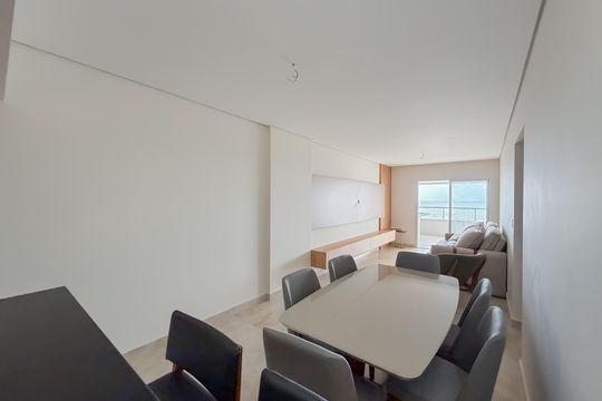 Sala de Jantar de apartamento para alugar com 3 quartos, 116m² em Vilamar, Praia Grande
