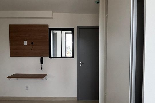 Quarto - Cozinha de apartamento à venda com 1 quarto, 23m² em Vila Sao Pedro, Santo André
