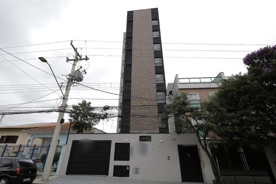Fachada de apartamento à venda com 1 quarto, 23m² em Vila Sao Pedro, Santo André