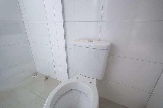 Banheiro de apartamento à venda com 1 quarto, 23m² em Vila Sao Pedro, Santo André