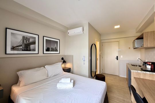 Quarto de kitnet/studio à venda com 0 quarto, 22m² em Jardim das Acacias, São Paulo