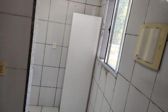 Área de serviço de apartamento à venda com 2 quartos, 58m² em Parque Sao Vicente, Santo André