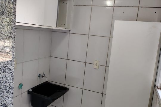 Área de serviço de apartamento à venda com 2 quartos, 58m² em Parque Sao Vicente, Santo André