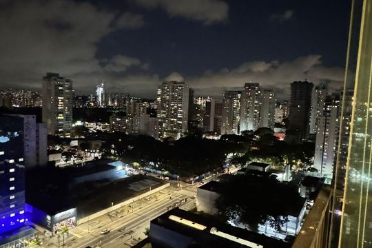Vista de apartamento para alugar com 1 quarto, 25m² em Santo Amaro, São Paulo