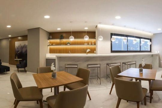 Área comum de apartamento para alugar com 1 quarto, 25m² em Santo Amaro, São Paulo