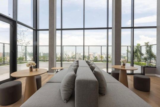 Área comum de apartamento para alugar com 1 quarto, 25m² em Santo Amaro, São Paulo