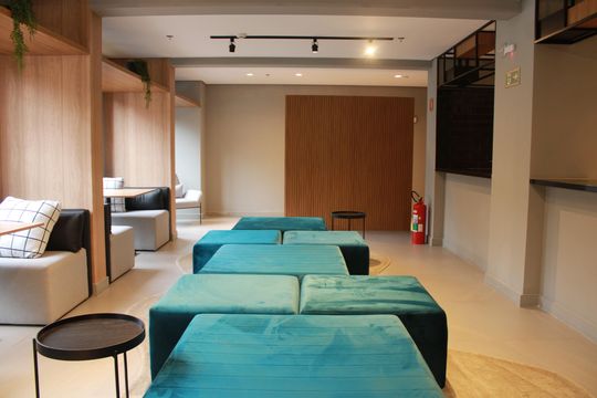 Área comum de apartamento à venda com 1 quarto, 27m² em Vila São José, São Paulo