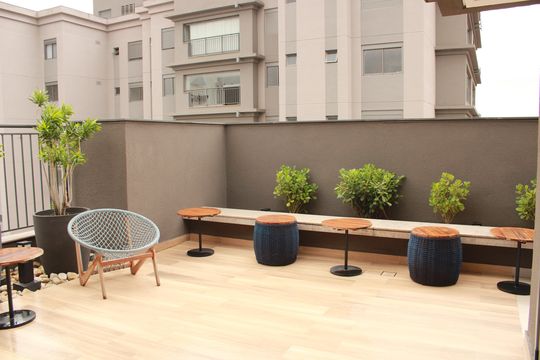 Área comum - Churrasqueira de apartamento à venda com 1 quarto, 27m² em Vila São José, São Paulo