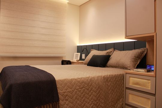 Quarto de apartamento à venda com 1 quarto, 27m² em Vila São José, São Paulo