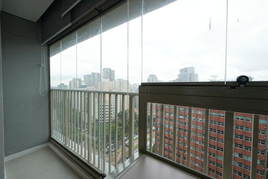 Varanda de kitnet/studio à venda com 1 quarto, 23m² em Vila Mariana, São Paulo