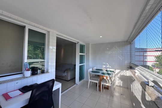 Varanda de apartamento à venda com 3 quartos, 76m² em Barra da Tijuca, Rio de Janeiro