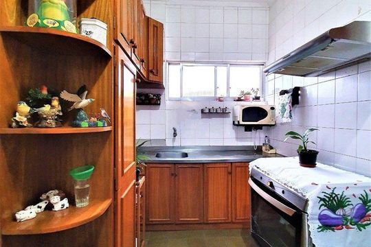 Cozinha de apartamento à venda com 3 quartos, 103m² em Floresta, Porto Alegre