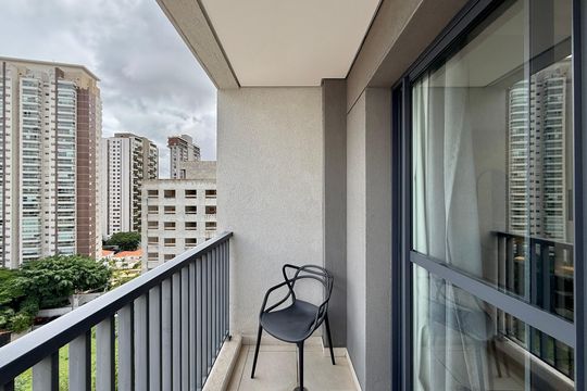 Sacada de kitnet/studio à venda com 1 quarto, 44m² em Jardim das Acacias, São Paulo