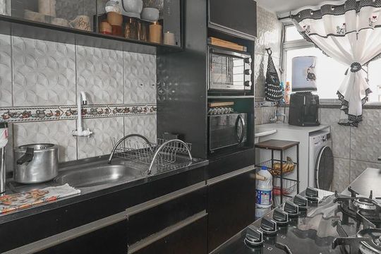 Cozinha de apartamento à venda com 2 quartos, 87m² em Jardim Dona Leopoldina, Porto Alegre
