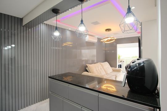 Cozinha de apartamento para alugar com 2 quartos, 63m² em Vila Carrão, São Paulo