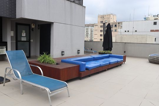 Rooftop de kitnet/studio para alugar com 1 quarto, 25m² em Bela Vista, São Paulo