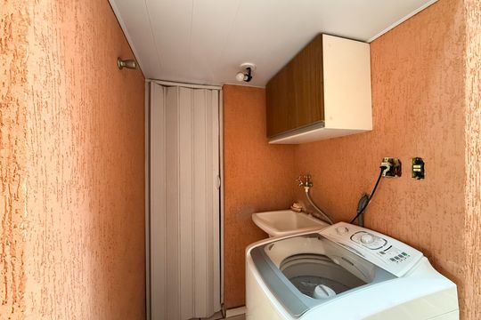Área de Serviço e churrasqueira de casa à venda com 3 quartos, 184m² em Vila Santista, São Paulo