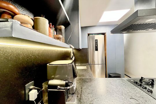 Cozinha de kitnet/studio à venda com 1 quarto, 42m² em Copacabana, Rio de Janeiro