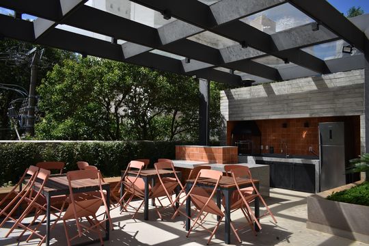 Área comum - Churrasqueira de kitnet/studio para alugar com 0 quarto, 26m² em Vila da Saúde, São Paulo